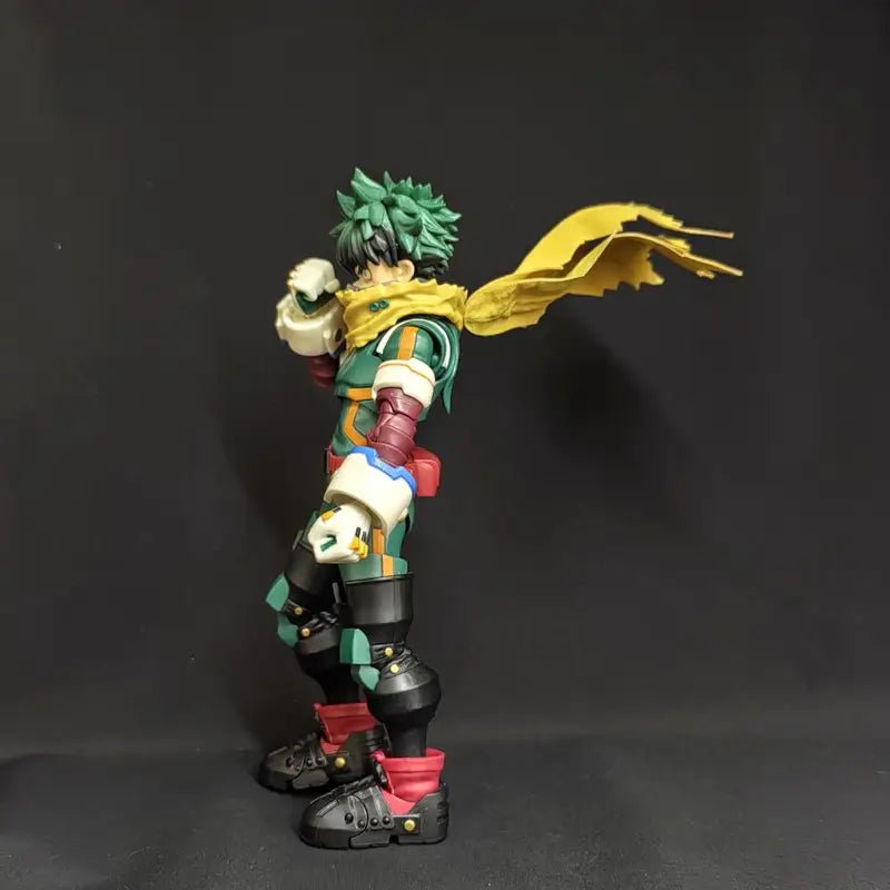 Anime Midoriya Izuku Cloak for 1/12 Doll Action Figures - Handmade Yellow Costume with Iron Wire