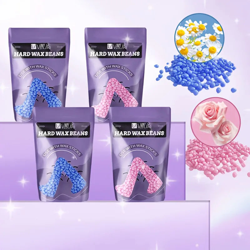 50g Hard Wax Beads for Hair Removal Painless Bikini Face Legs Body Hot Wax Machine