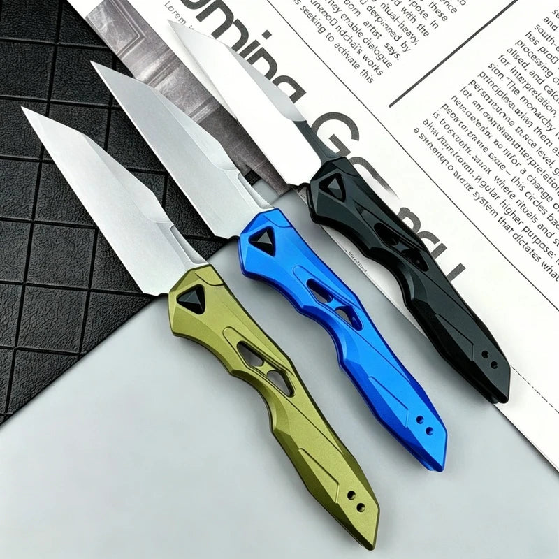 Camping & Survival Fixed Blade Knife CPM154 Blade Aluminum Handle Outdoor EDC Tool