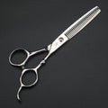 6-Inch Hair Cutting and Thinning Scissors Set with Steel Handles for Salon & Home