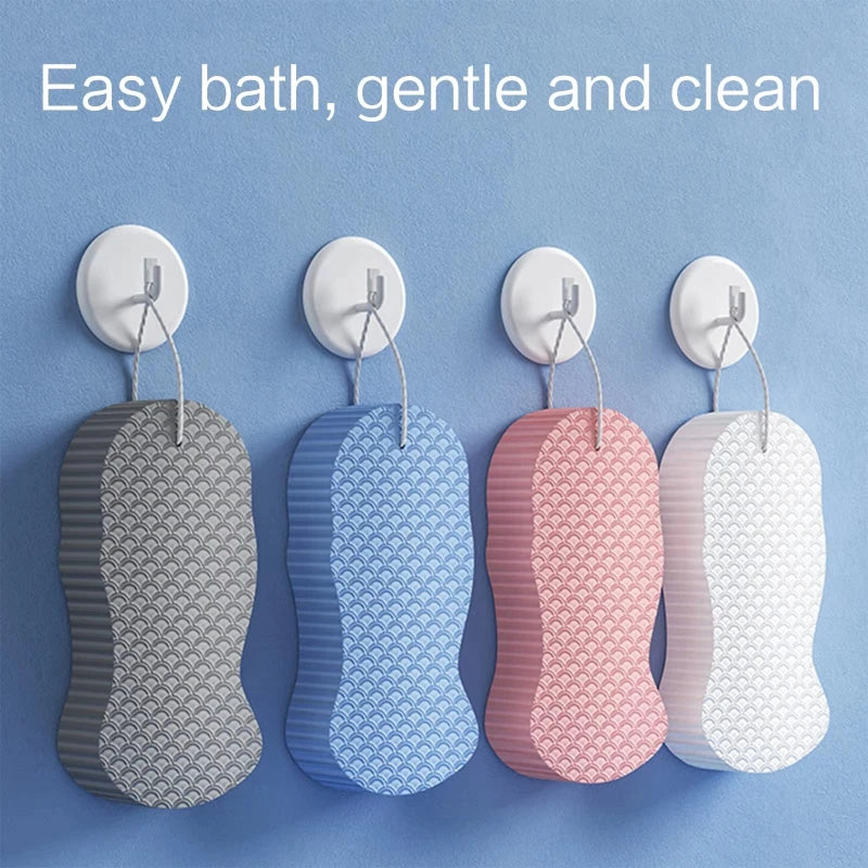 Exfoliating Bath Sponge Body Scrubber - Soft Shower Loofah for Skin Cleansing