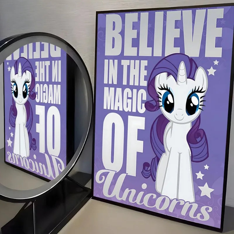 Cartoon P-Pony Poster for Home, Office & Dining Room Decor - Canvas Print