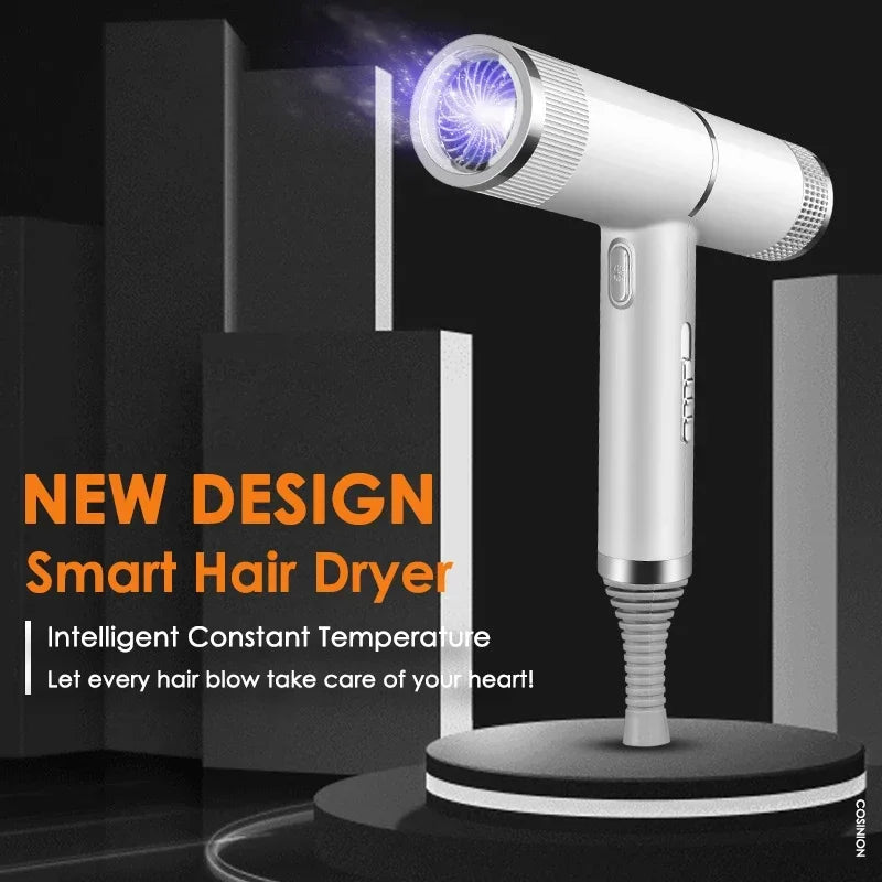 Professional Infrared Ionic Hair Dryer with Cold & Hot Wind - Salon Styling Tool
