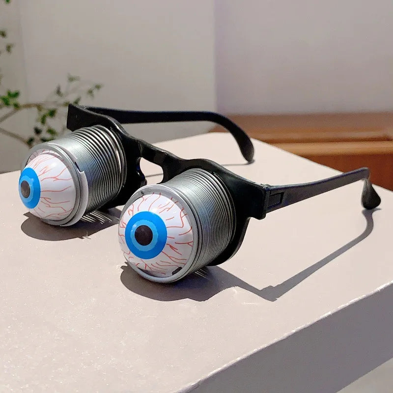 Funny Halloween Prank Glasses - Scary Pop-Out Eyes Masquerade Costume Props