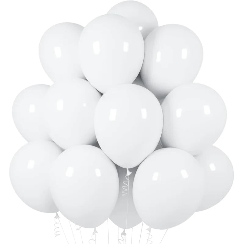 12-Inch Latex Balloons Pack for Weddings Birthdays & Celebrations - 5-100pcs