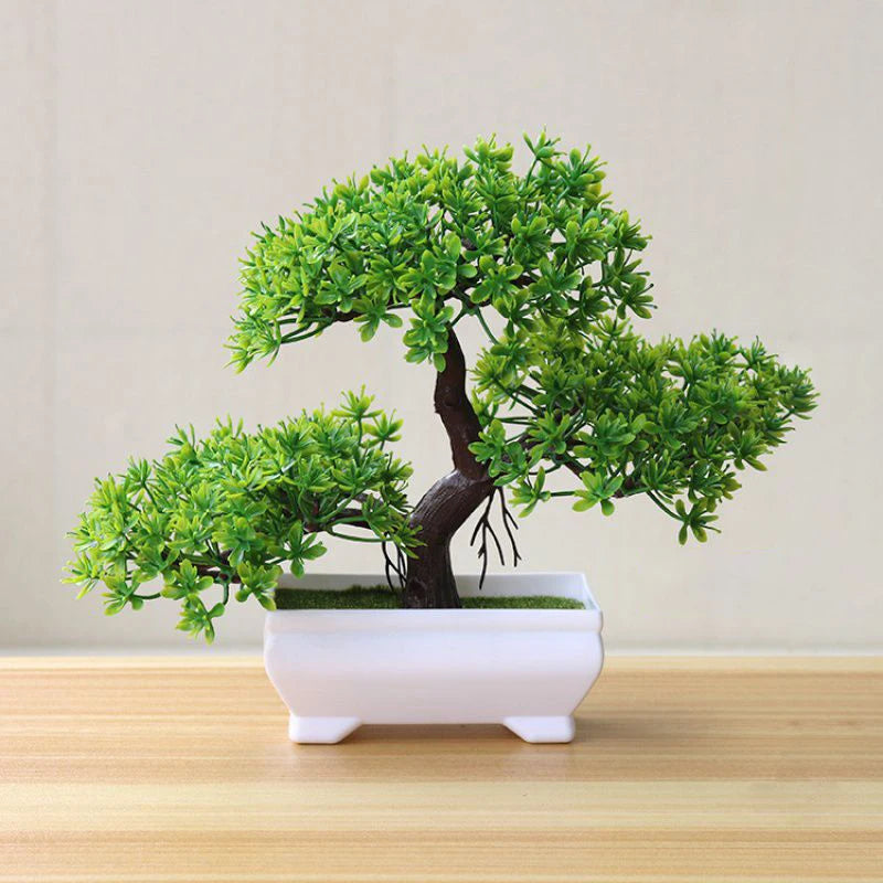 Artificial Bonsai Tree with Pot - Indoor & Outdoor Decoration Plants
