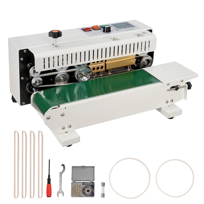 Horizontal Bag Sealing Machine Continuous Band Sealer for Plastic Bags