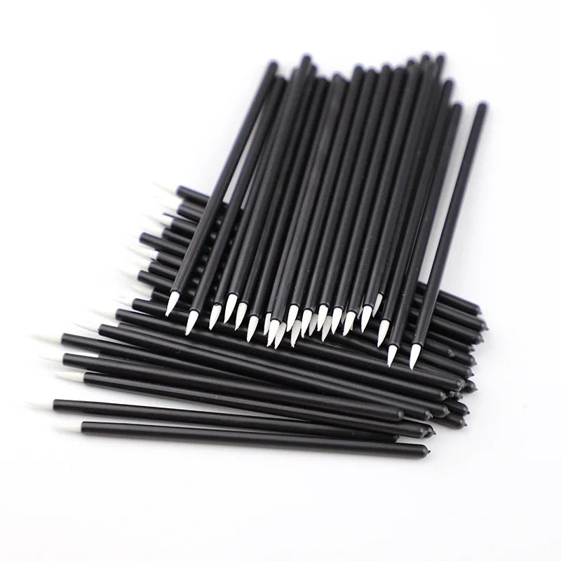 Disposable Nail Art Brush Set 50pcs for Manicure & Makeup Application