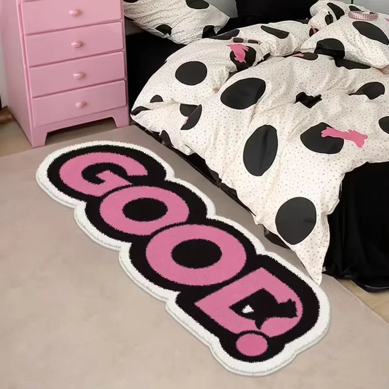 Cute Cartoon Non-slip Washable Rug Foot Mat Carpet for Kitchen Bathroom Living Room Bedroom