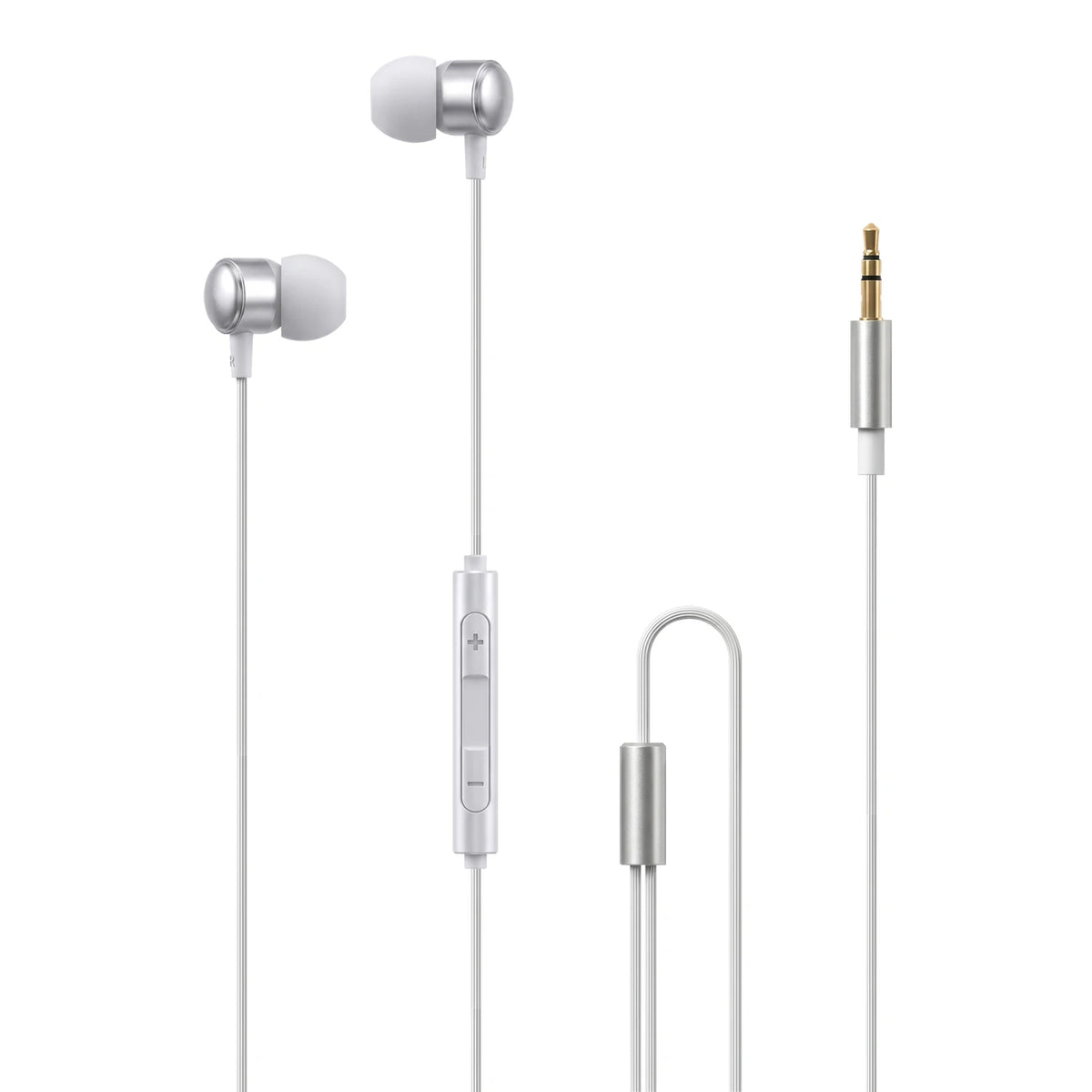 Wired Noise Reduction In-Ear Headphones with HD Mic for Smartphone and Tablet