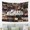 Decorative Wall Tapestry - Fast and Furious Legends Art for Living Room Bedroom