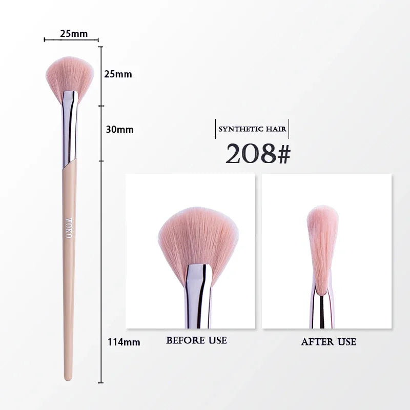 Makeup Brush for Eyeliner and Eyeshadow Smoky Eye Crease Brush - Pink, White, Purple & More