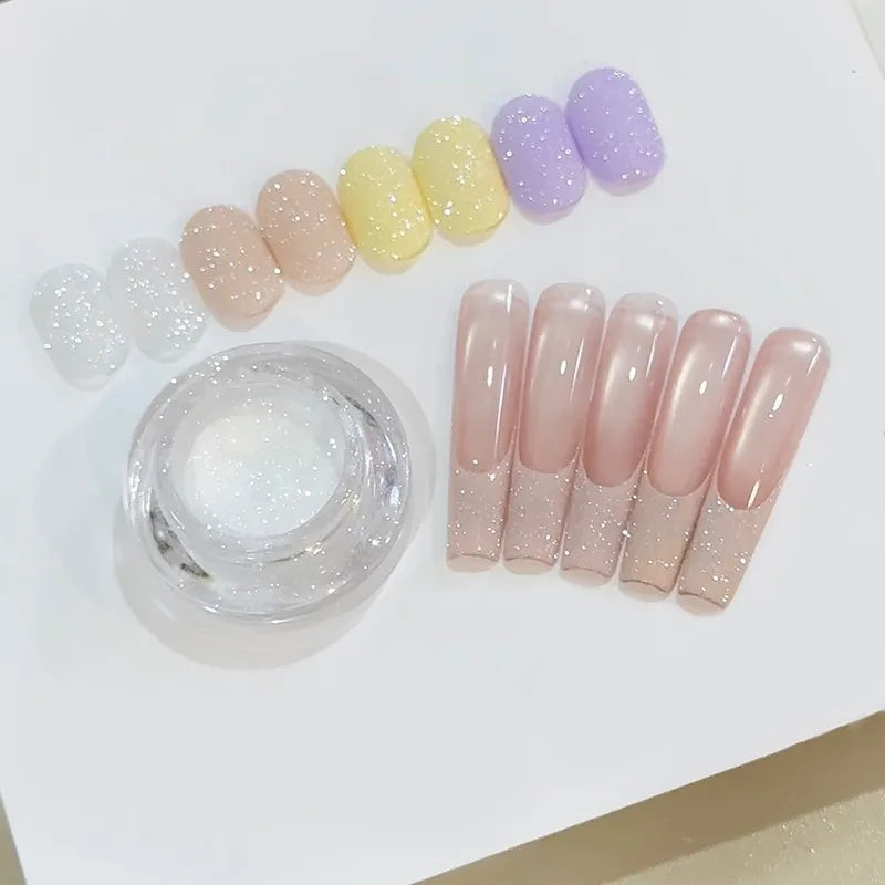 Reflective Nail Glitter Powder - Sparkling Diamond Dust for Nail Art, 0.3g