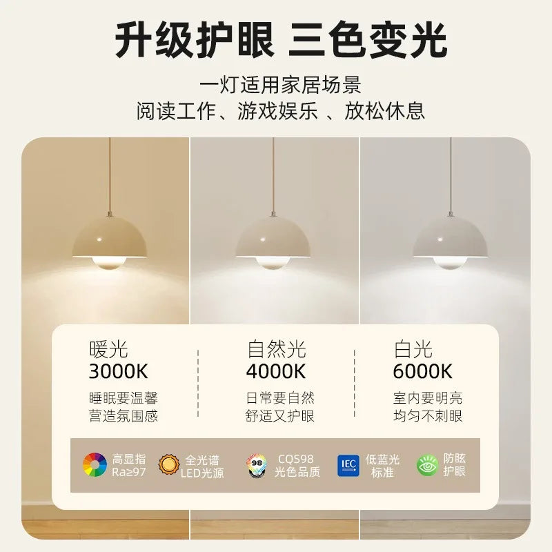Modern Bedroom Bedside Chandelier - Creative Small Pendant Light - Multiple Colors