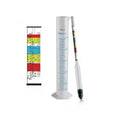Hydrometer Tester & 250ml Measuring Bottle for Wine Beer Mead Kombucha Specific Gravity ABV