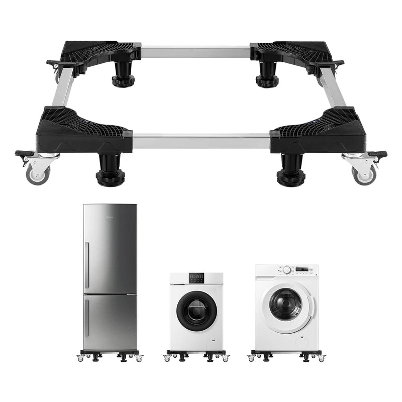 Heavy Duty Furniture Mover Dolly with Locking Wheels - Adjustable Mobile Base for Appliances up to 1100 lbs