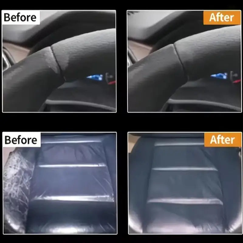 Car Interior Scratch Repair Cream for Plastic & Leather Surfaces - Black, Gray, Red, Orange Variants