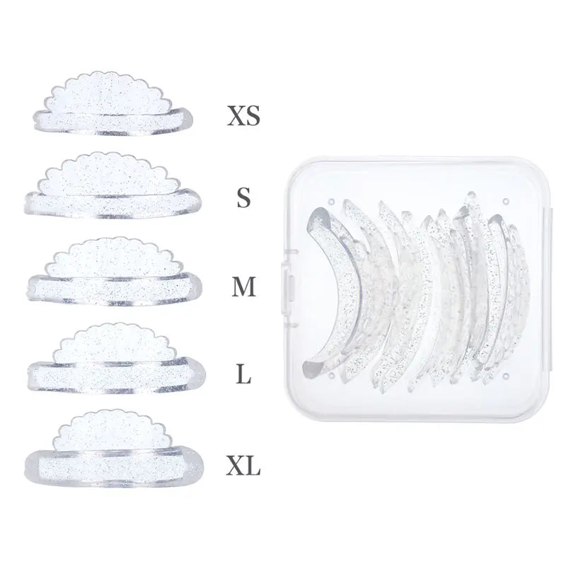 Eyelash Perming Curler Lift Pads Set - 3D Lash Perm Rods Silicone Makeup Tool