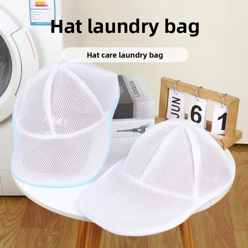 Baseball Cap Washer Bag with Inner Frame | Gentle Machine Wash & Shape Protection