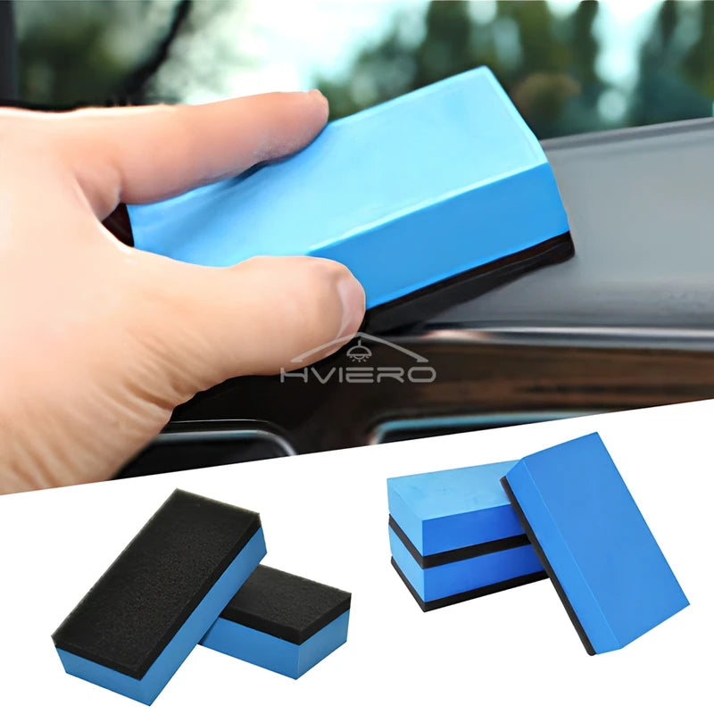 30Pcs Car Ceramic Coating Sponge Set - Nano Wax Applicator Pads for Auto Polishing