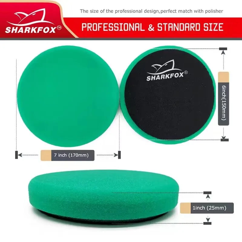 Car Buffer Polishing Pads 5-6 Inch Sponge Buffing Pads for DA/RO/GA Polishers