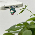 Anime Character Acrylic Pendant Dust Plug for Earphone Ports - Fan Gift