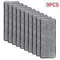 Reusable Microfiber Mop Pads Set - Washable Replacement Mop Head for Spray & Dust Mops