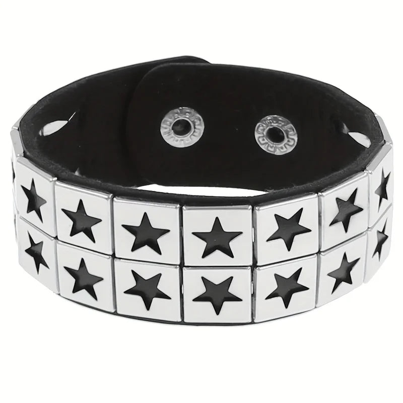 Gothic Punk Retro Multi Chain Bracelet for Halloween Cosplay & Parties