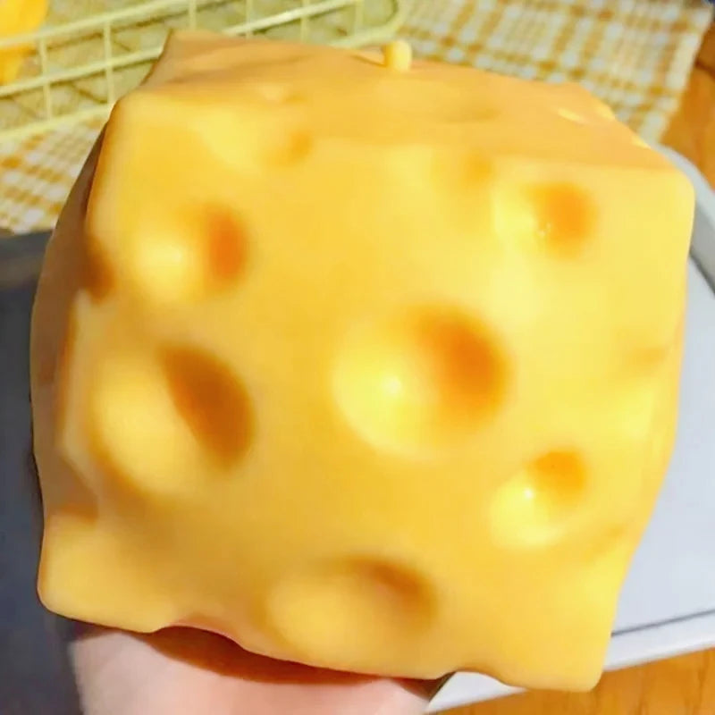Giant Cheese Squeeze Toy Large Cheese Squishy Fidget for Adults Kids Gift