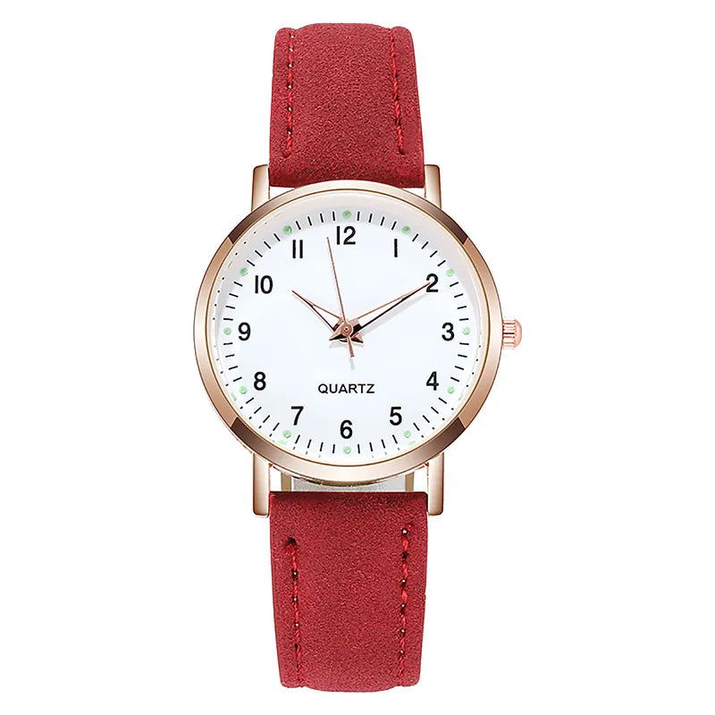 Luxury Women's Diamond-Studded Quartz Watch with Luminous Night Glow