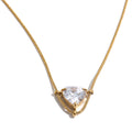 Delicate Heart & Round Pendant Necklace - Stylish Jewelry Gift
