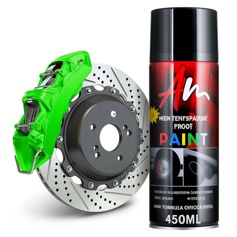 DIY Brake Caliper Spray Paint - High Temp Glossy Finish Aerosol Can