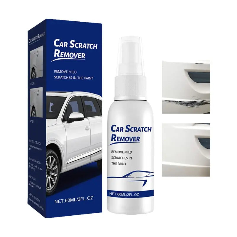 Car Scratch Remover Spray 60ml - Automotive Paint Polish & Surface Protector