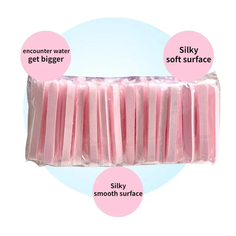 Compressed Face Wash Sponge Kit - Reusable Soft Cleansing & Makeup Removal