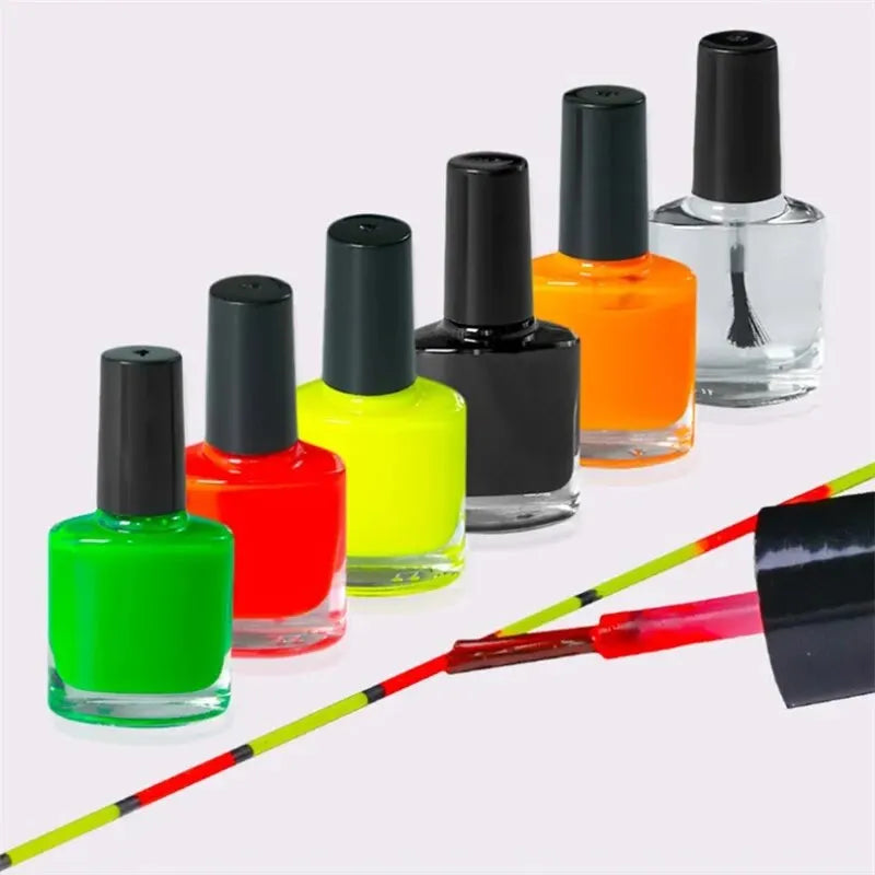 Fluorescent Paint for Fishing Floats - 15ML Bright Buoy Tail Repair Paint