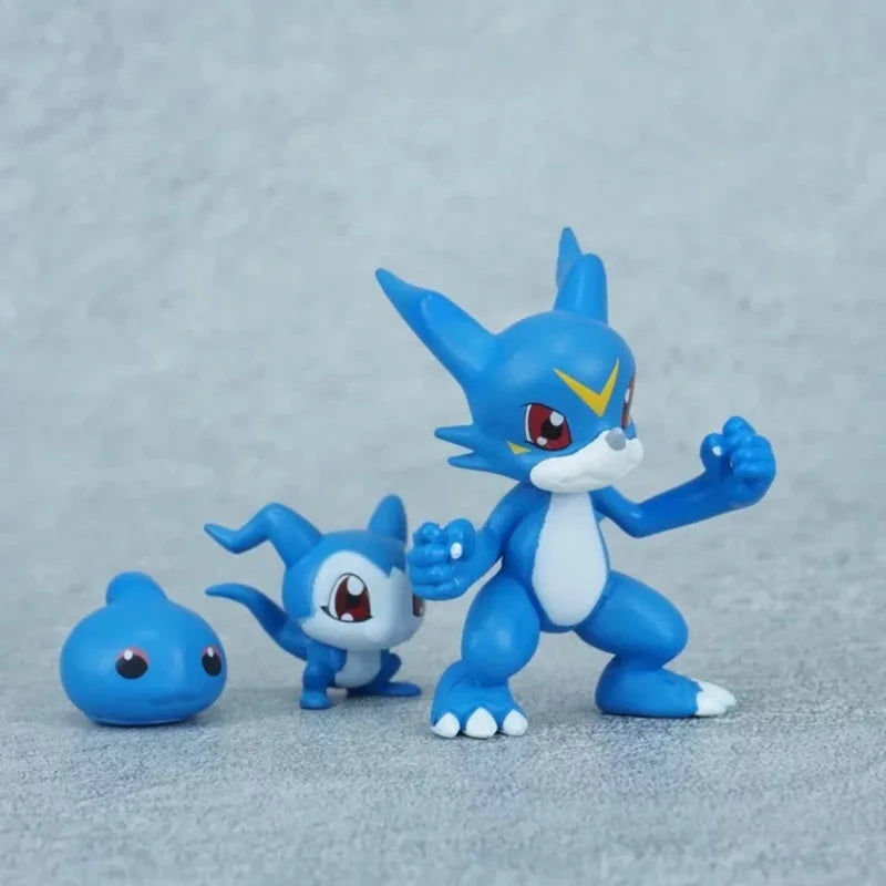 Anime Digimon Adventure V-mon & Gomamon Action Figures PVC Collectible Toys
