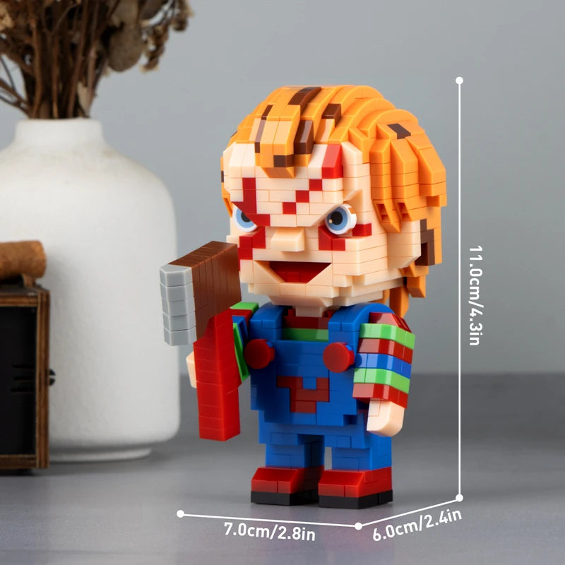 Halloween Building Blocks Set - Creative Horror Scenes for Kids & Adults