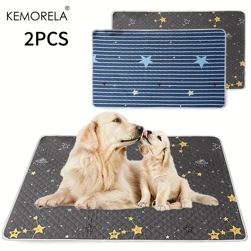 Washable Reusable Pet Urine Pads Floor Mat for Cats and Dogs - Multipurpose, All Seasons