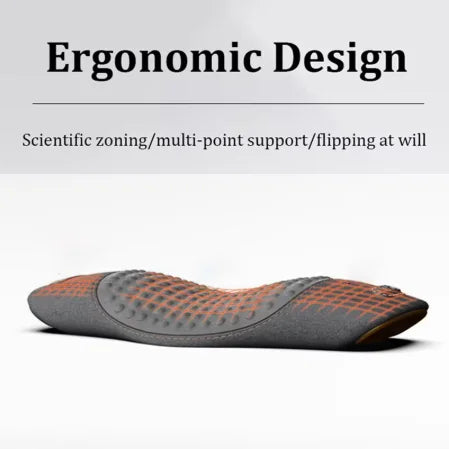 Lumbar Support Cushion with Vibration Massage for Waist Pain Relief