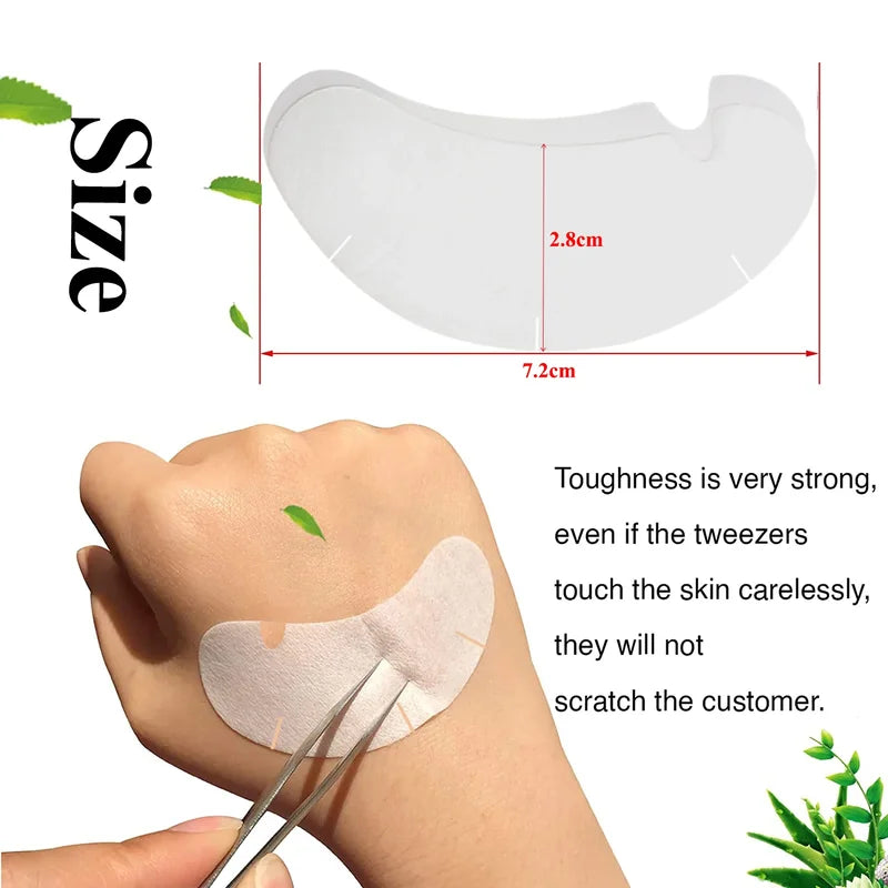 100 Pairs U-Shape Eyelash Extension Gel Patches Under Eye Pads Makeup Tools