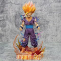Dragon Ball Z Son Gohan Super Saiyan 2 Action Figure with Lightning & Flame Base
