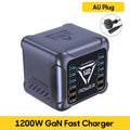 1200W USB C GaN Charger Fast Charging Station for Laptop & Phone