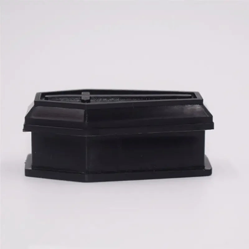 10pcs Mini Black Coffin Storage Boxes Halloween Decor Landscape Props