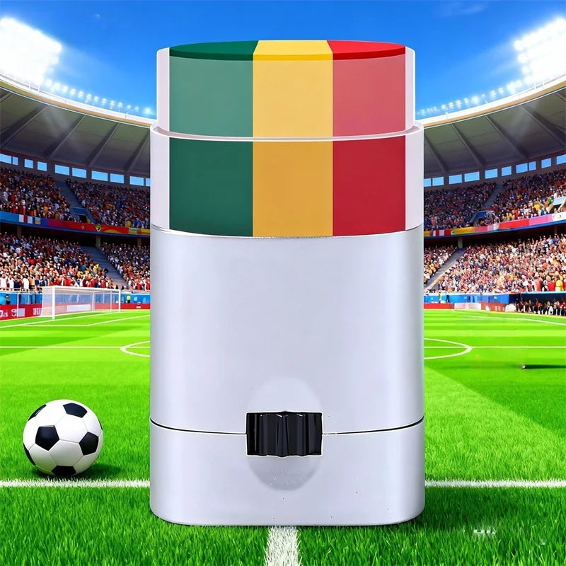 Multicolor Face Paint Stick for Sports Fans Body Makeup, Sweat-Proof for Parties & Events