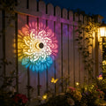 Decorative Solar Mandala Lights for Outdoor Garden Patio Wall Deck Yard
