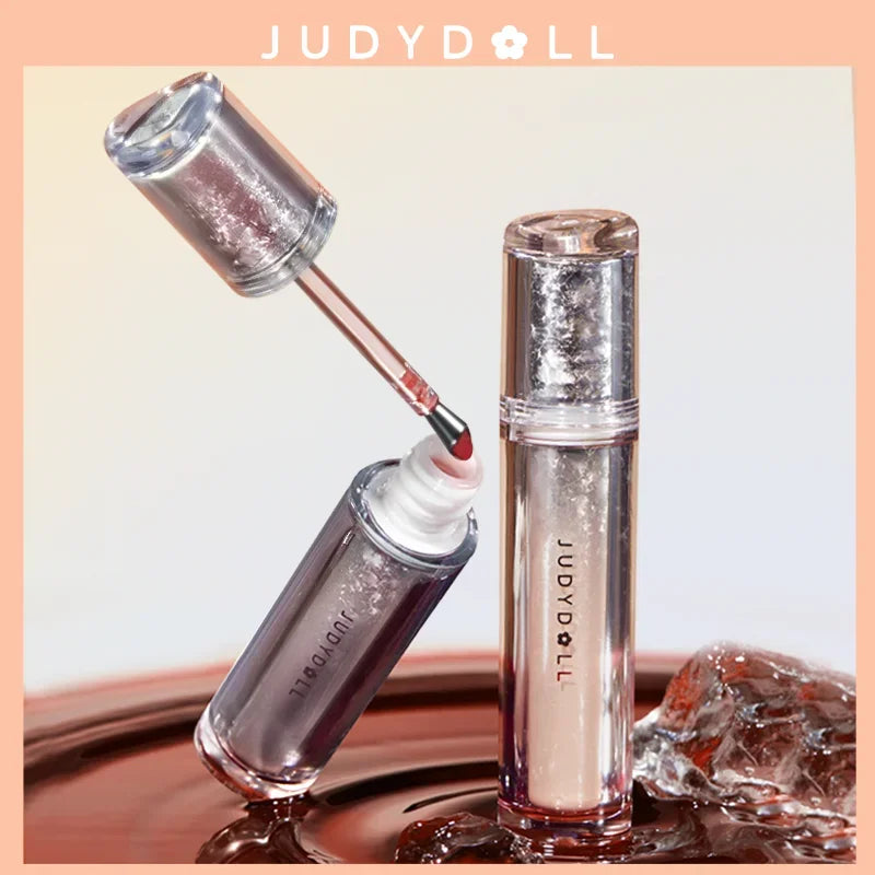 Vegan Lip Gloss with Lip Plumper & Hydrating Vitamin Formula - Clear & Colorful Variants