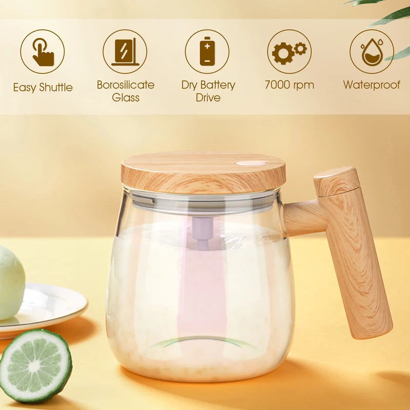 Self Stirring Mug 400ML Electric High-Speed Coffee & Beverage Mixer