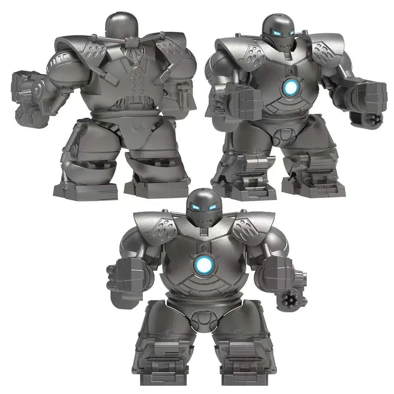 Superhero Building Blocks Action Figures Set - Movable Collectible Toys for Kids