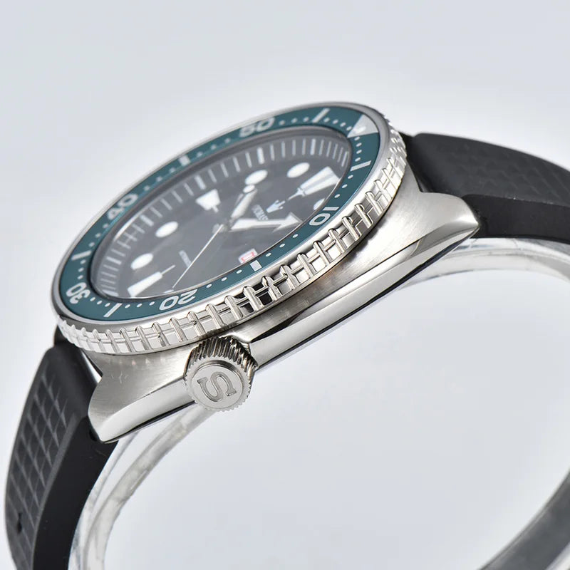 42mm Automatic Mechanical Watch with Stainless Steel Case Sapphire Glass Waterproof