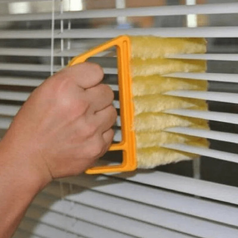 Portable Microfiber Window Cleaner for Blinds Dust Removal - Bedroom Use